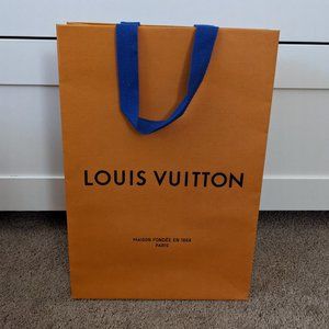 Louis Vuitton LV empty shopping bag